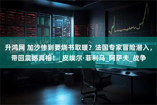 升鸿网 加沙惨到要烧书取暖？法国专家冒险潜入，带回震撼真相！_皮埃尔·菲利乌_阿萨夫_战争